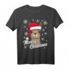 Lustiges Lama Alpaka Weihnachts-T-Shirt mit Mütze  Perfekt für Weihnachten, Weihnachtspyjama & Tierliebhaber Geschenke für Damen, Herren & Kinder