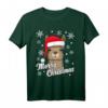Lustiges Lama Alpaka Weihnachts-T-Shirt mit Mütze  Perfekt für Weihnachten, Weihnachtspyjama & Tierliebhaber Geschenke für Damen, Herren & Kinder