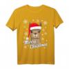 Lustiges Lama Alpaka Weihnachts-T-Shirt mit Mütze  Perfekt für Weihnachten, Weihnachtspyjama & Tierliebhaber Geschenke für Damen, Herren & Kinder