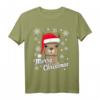 Lustiges Lama Alpaka Weihnachts-T-Shirt mit Mütze  Perfekt für Weihnachten, Weihnachtspyjama & Tierliebhaber Geschenke für Damen, Herren & Kinder