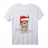 Lustiges Lama Alpaka Weihnachts-T-Shirt mit Mütze  Perfekt für Weihnachten, Weihnachtspyjama & Tierliebhaber Geschenke für Damen, Herren & Kinder