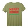 Merry Drunk I'm Christmas Lustiges Weihnachtsmann Rentier Grafik T-Shirt  Humorvolle Weihnachtskleidung für Damen, Herren & Kinder