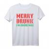 Merry Drunk I'm Christmas Lustiges Weihnachtsmann Rentier Grafik T-Shirt  Humorvolle Weihnachtskleidung für Damen, Herren & Kinder