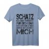 Schatz Ich Habe Versucht Das Perfekte Liebesspruch Für Dich T-Shirt  Lustiges Geschenk für Partner, Freunde und Familie mit Humor