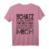 Schatz Ich Habe Versucht Das Perfekte Liebesspruch Für Dich T-Shirt  Lustiges Geschenk für Partner, Freunde und Familie mit Humor