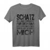 Schatz Ich Habe Versucht Das Perfekte Liebesspruch Für Dich T-Shirt  Lustiges Geschenk für Partner, Freunde und Familie mit Humor