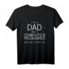 Computerprogrammierer Papa Langarmshirt  Perfektes Geschenk für Softwareentwickler, Nerds und IT-Profis zum Geburtstag oder Weihnachten