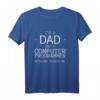 Computerprogrammierer Papa Langarmshirt  Perfektes Geschenk für Softwareentwickler, Nerds und IT-Profis zum Geburtstag oder Weihnachten