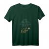Damen Kaffee redet und jammert nicht - Witziges Kaffeespruch T-Shirt mit V-Ausschnitt, ideal für Kaffeeliebhaber und Koffein-Fans