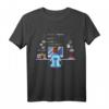 Eat Sleep Code Computerhemd T-Shirt  Lustiges Geschenk für Programmierer, Entwickler & IT-Nerds bei Hackathons & Informatik-Events