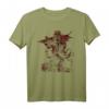 Leonardo da Vinci Soldat Krieger T-Shirt - Klassisch geschnitten mit doppeltem Saum, perfekt für Kunst- und Geschichtsbegeisterte