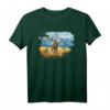 Ukraine Briefmarke Kriegsschiff T-Shirt - Friedens- und Solidaritätsdesign mit Schlangeninsel Motiv, Vintage Retro style