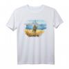 Ukraine Briefmarke Kriegsschiff T-Shirt - Friedens- und Solidaritätsdesign mit Schlangeninsel Motiv, Vintage Retro style