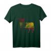 SPANIEN - Stier Flagge rot - gelb - rot mit Grunge Effekt T-Shirt für Spanien-Fans & Nationalstolz