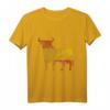 SPANIEN - Stier Flagge rot - gelb - rot mit Grunge Effekt T-Shirt für Spanien-Fans & Nationalstolz