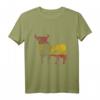 SPANIEN - Stier Flagge rot - gelb - rot mit Grunge Effekt T-Shirt für Spanien-Fans & Nationalstolz
