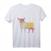 SPANIEN - Stier Flagge rot - gelb - rot mit Grunge Effekt T-Shirt für Spanien-Fans & Nationalstolz