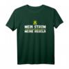 HapBunny Ökostrom Hausbesitzer T-Shirt - Mein Strom Meine Regeln mit Photovoltaik Motiv, lustiges Sonnenenergie Outfit für PV-Anlagenbetreiber