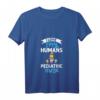 Damen HapBunny Practition Care Specialist Krankenhaus T-Shirt mit V-Ausschnitt  Perfekt für Kinderkrankenschwestern und Kinderärzte