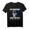 Lustiges Programmierer T-Shirt mit Spruch 'I Are Programmer I make Computer Boop beep'  Perfektes Geschenk für IT-Profis, Gamer und Nerds