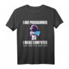 Lustiges Programmierer T-Shirt mit Spruch 'I Are Programmer I make Computer Boop beep'  Perfektes Geschenk für IT-Profis, Gamer und Nerds