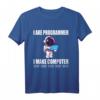 Lustiges Programmierer T-Shirt mit Spruch 'I Are Programmer I make Computer Boop beep'  Perfektes Geschenk für IT-Profis, Gamer und Nerds