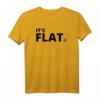 Flat Earth T-Shirt  Es ist flach  Verschwörungstheorie Statement-Shirt für Flat Earthers in Herren, Damen und Jugendgrößen