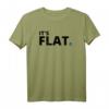 Flat Earth T-Shirt  Es ist flach  Verschwörungstheorie Statement-Shirt für Flat Earthers in Herren, Damen und Jugendgrößen