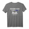 Bestattungsfachkraft Morgens Müde Abends Blau T-Shirt  Praktische und Humorvolle Kleidung für Bestatter und Leichenbestatter