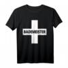 Bademeister T-Shirt mit Kreuz Design  Geschenkidee für Rettungsschwimmer & Bäderpersonal