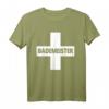 Bademeister T-Shirt mit Kreuz Design  Geschenkidee für Rettungsschwimmer & Bäderpersonal