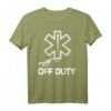 Dienstfrei Outfit I Lustiges Arzt Medizin T-Shirt I Off Duty Geschenkidee für Ärzte, Pflegepersonal & Mediziner