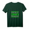 Damen Specialist For Layer 8 Problems IT Administrator T-Shirt mit V-Ausschnitt  Lustiges Informatik Geschenk für Support, Sysadmin & Nerds