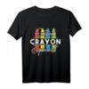Certified Crayon Specialist T-Shirt  Perfektes Geburtstags- oder Einschulungsgeschenk für kreative Kinder und Schüler, die Malen lieben