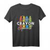 Certified Crayon Specialist T-Shirt  Perfektes Geburtstags- oder Einschulungsgeschenk für kreative Kinder und Schüler, die Malen lieben