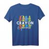 Certified Crayon Specialist T-Shirt  Perfektes Geburtstags- oder Einschulungsgeschenk für kreative Kinder und Schüler, die Malen lieben