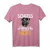 Mops Hund Haustier Geschenk Damen Herren T-Shirt - Lustiges Hundemotiv für Mops-Fans, Hundeliebhaber & Gassi-Gänger