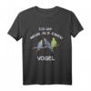 Wellensittich Ich hab mehr als einen Vogel T-Shirt  Lustiges Vogelhalter Shirt für Vogelbesitzer & Tierliebhaber