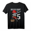 Dabbing Pirat 5. Geburtstag Jungen T-Shirt  Lustiges Piraten Kostüm für Kindergeburtstag & Piratenparty