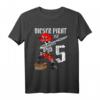Dabbing Pirat 5. Geburtstag Jungen T-Shirt  Lustiges Piraten Kostüm für Kindergeburtstag & Piratenparty