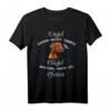 Rhodesian Ridgeback Hund Engel Flügel Pfoten T-Shirt  Lustiges Design für Hundeliebhaber & Ridgeback Fans, Perfekt als Geschenk zum Geburtstag