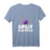 Split Happens T-Shirt  Lustiges Kegel- und Bowlingdesign, perfektes Geschenk für Vereine, Geburtstag & Weihnachten