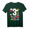 Jungen Züge Cars Planes Hubschrauber T-Shirt zum 3. Geburtstag  Perfektes Transport-Geschenk für Kleinkinder