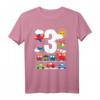 Jungen Züge Cars Planes Hubschrauber T-Shirt zum 3. Geburtstag  Perfektes Transport-Geschenk für Kleinkinder