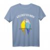 Wellensittich Mama lustig T-Shirt für Frauen - Geschenk für Vogelbesitzerinnen, Vogelliebhaberinnen & Muttertag