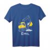 Kinder Bagger Vorname Emil Jungen Personalisiertes Geschenk T-Shirt  Perfekt zum Geburtstag & für Baustellen-Fans