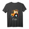 Kinder Traktor Schlepper Landwirtschaft Name Finn Geschenk T-Shirt  Perfekt für kleine Traktor-Fans und Bauernhof-Liebhaber
