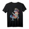 Dinosaur T rex Pirat Kostüm T-Shirt - Lustiges Halloween Shirt für Jungen, Männer, Dinosaurier- und Piratenfans
