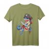 Dinosaur T rex Pirat Kostüm T-Shirt - Lustiges Halloween Shirt für Jungen, Männer, Dinosaurier- und Piratenfans