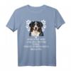 Berner Sennenhunde Herz Pfote T-Shirt für Damen und Herren  Lustiges Design für Hundeliebhaber & Fans der Rasse